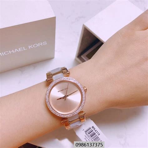 gold tone michael kors watch mk-4319|Michael Kors Women's Delray Rose Gold.